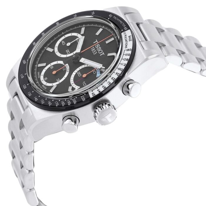 Tissot PR516 Chronograph Stainless Steel Black Dial Automatic - Image 2