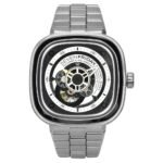 Sevenfriday P-Series NFC Black And White Open Heart Dial Automatic