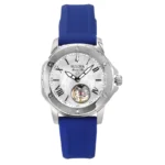 Bulova Marine Star Silicone Strap Mother Of Pearl Dial Automatic