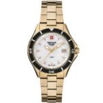 Swiss Alpine Military Aquatech Ladies White Mother Of Pearl Dial Quartz