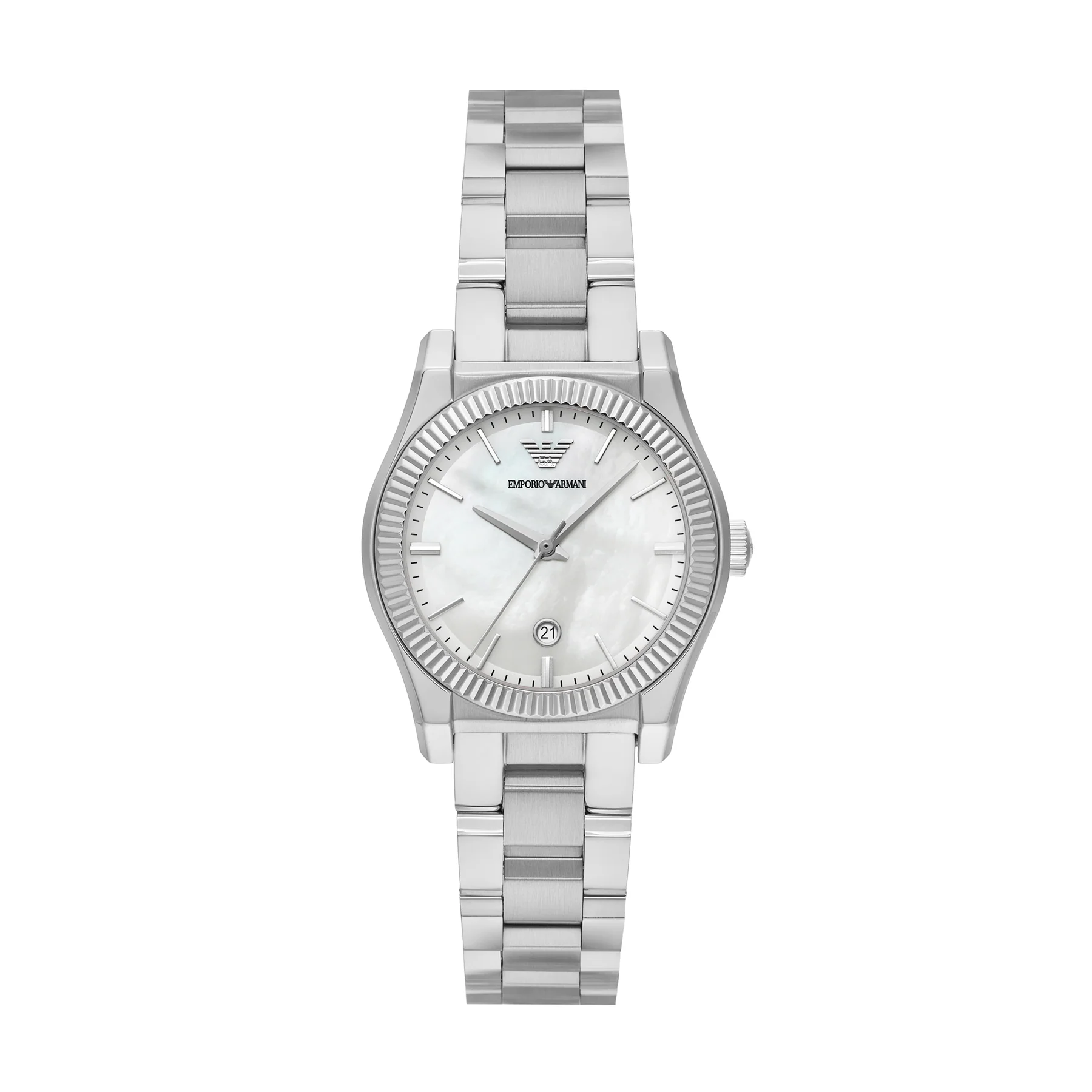 AR11723-3P-1.jpg Emporio Armani Stainless Steel Mother Of Pearl Dial Quartz - Image 1