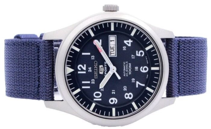 Seiko 5 Sports Automatic Blue Dial Blue Band - Image 2